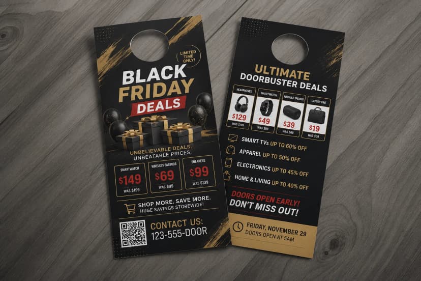 Black Friday Door Hangers