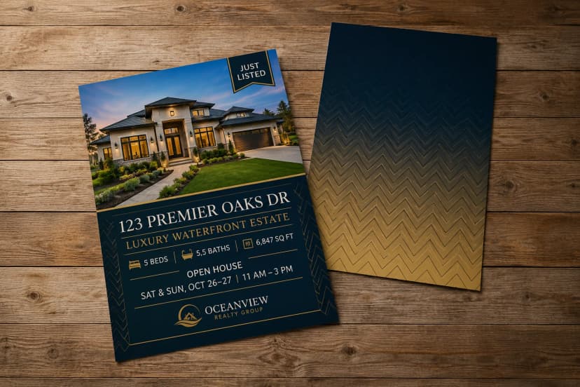 Real Estate Postcards