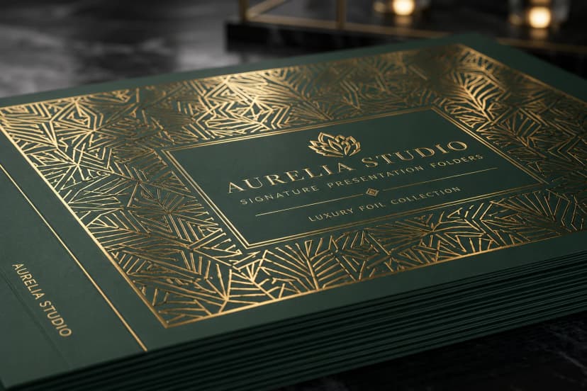 Foil Presentation Folders