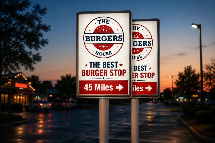 Backlit Film Signs