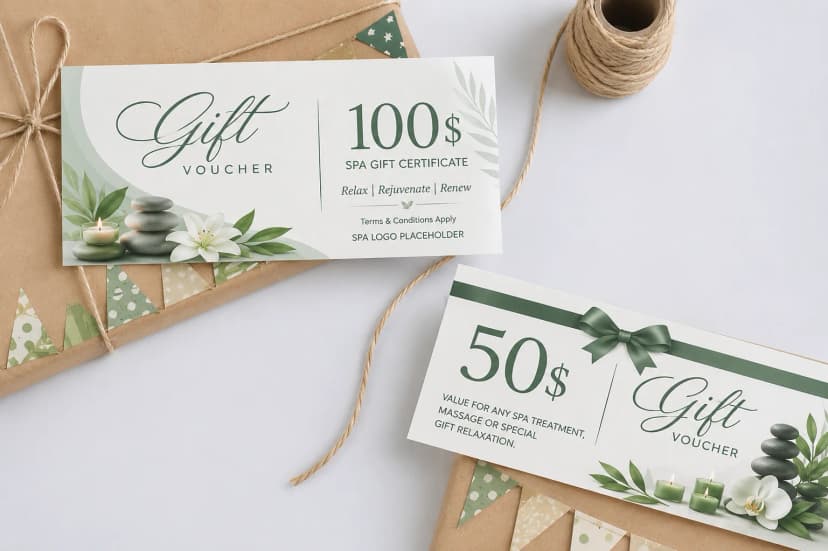 Spa Gift Certificates