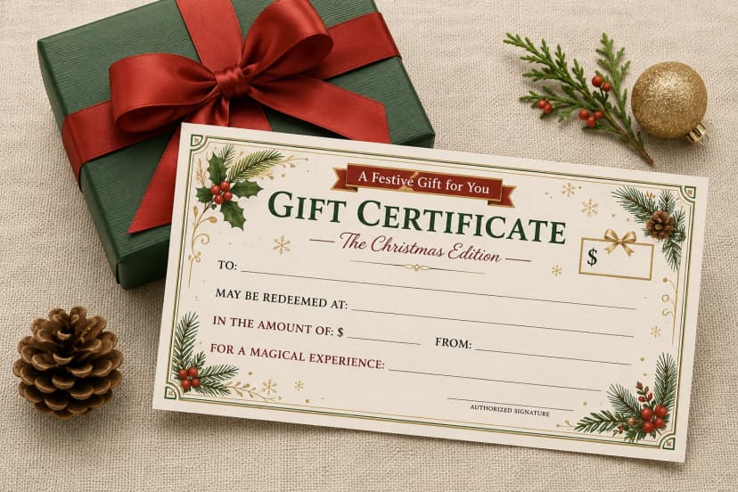 Christmas Gift Certificates