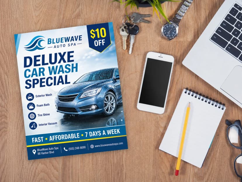 Car Wash Flyers