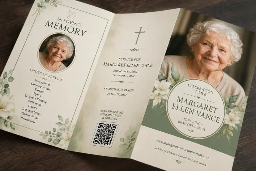 Funeral Programs