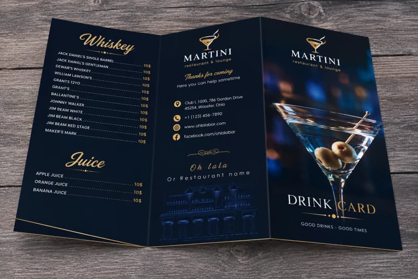 Standard Menus