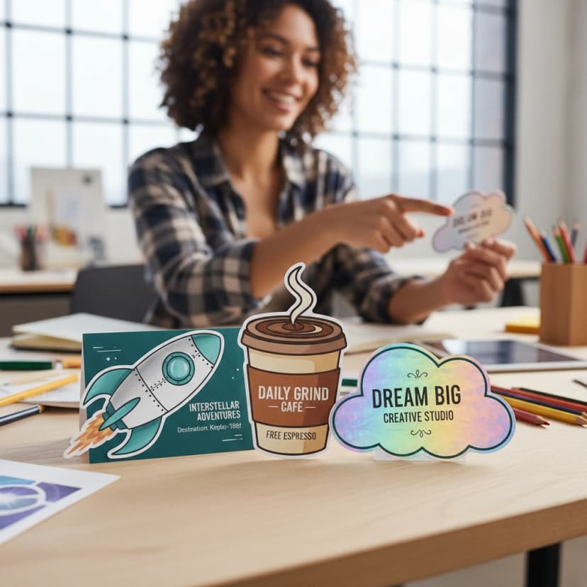 Die-Cut Laminated Postcards