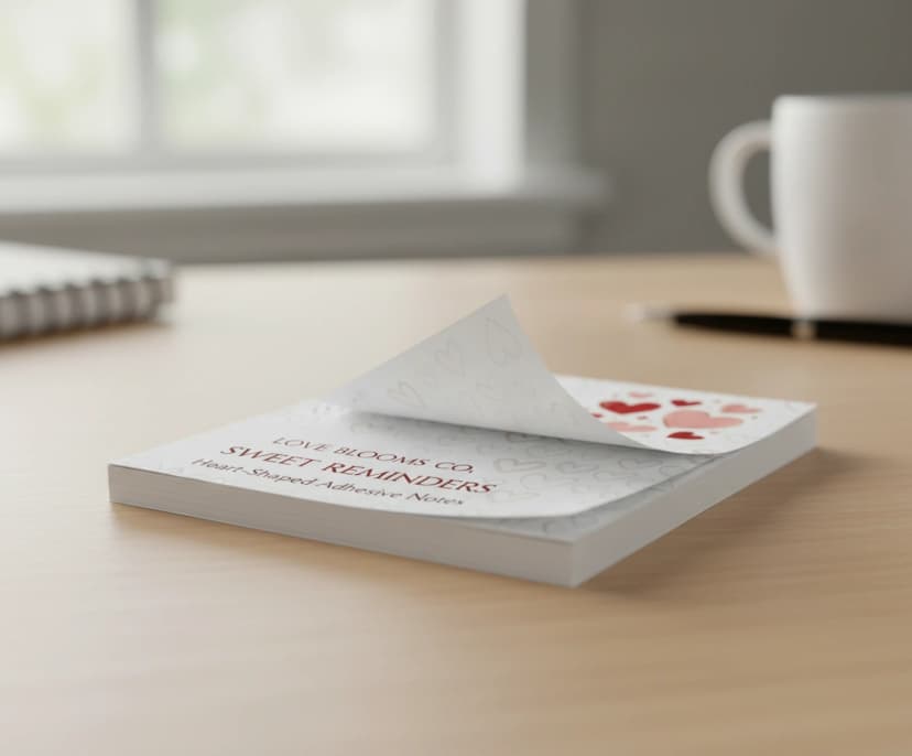 Heart Shaped Post-Its
