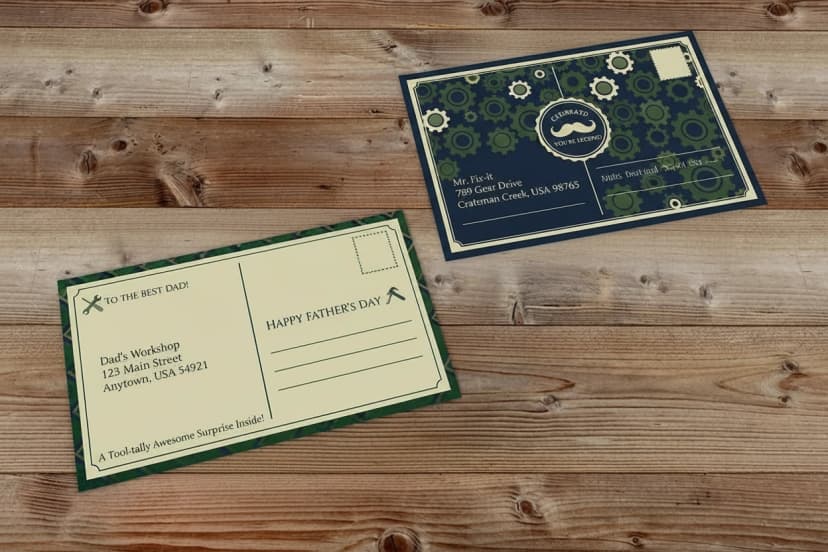 Fathers Day Postcards