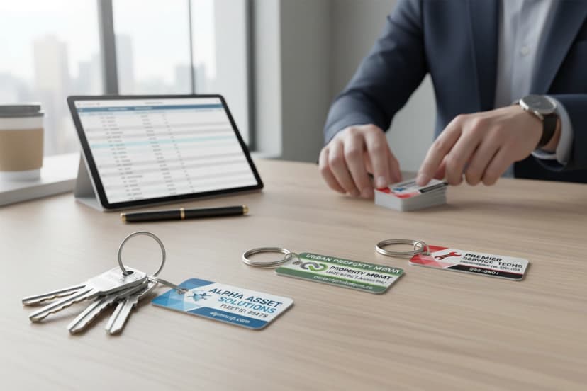 Plastic Key Tags