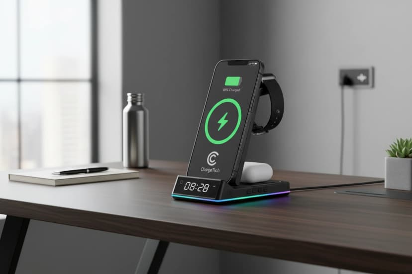 5-in-1 Foldable Wireless Charging Station