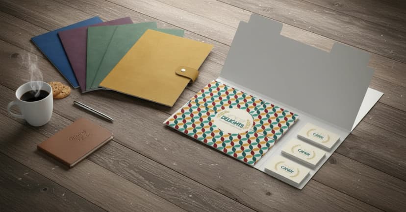 Velvet Laminated Folders