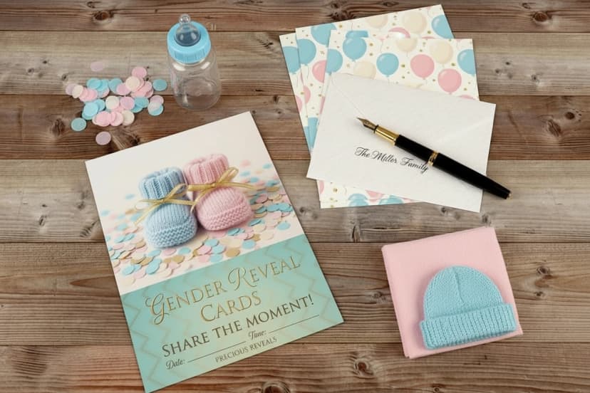 Gender Reveal Cards