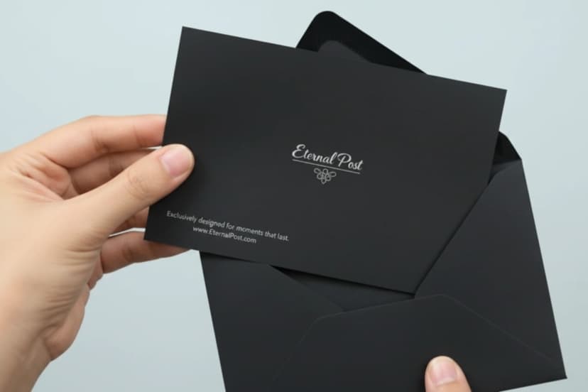 Spot UV Coated Greeting Cards