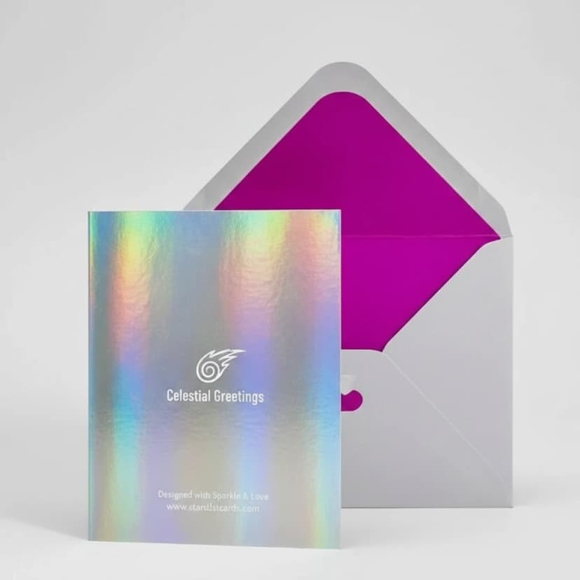Holographic Greeting Cards