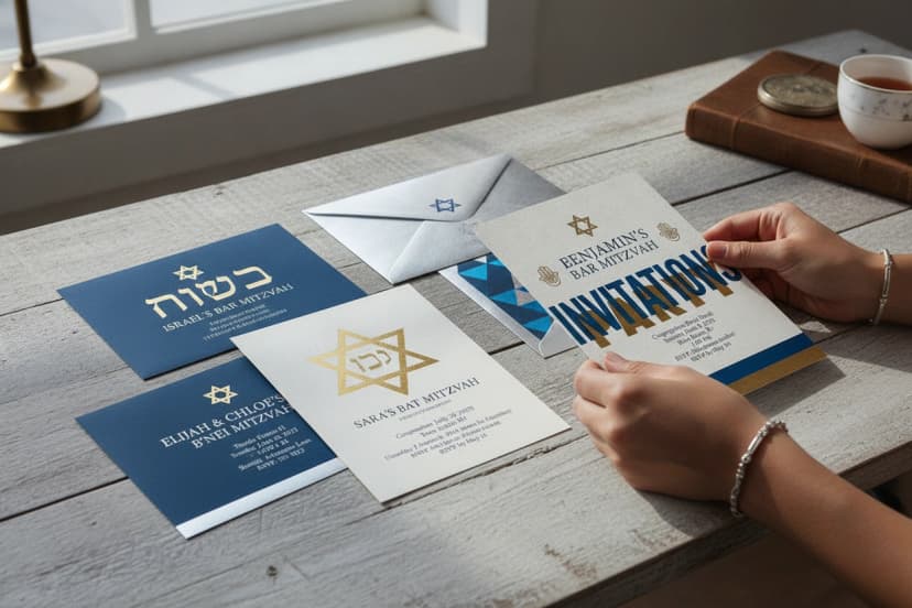 Bar Bat Mitzvah Invitations