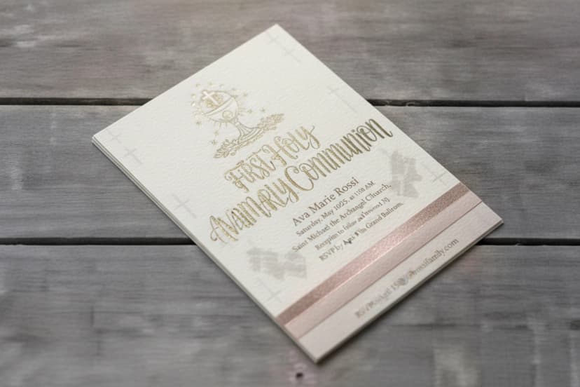 First Communion Invitations