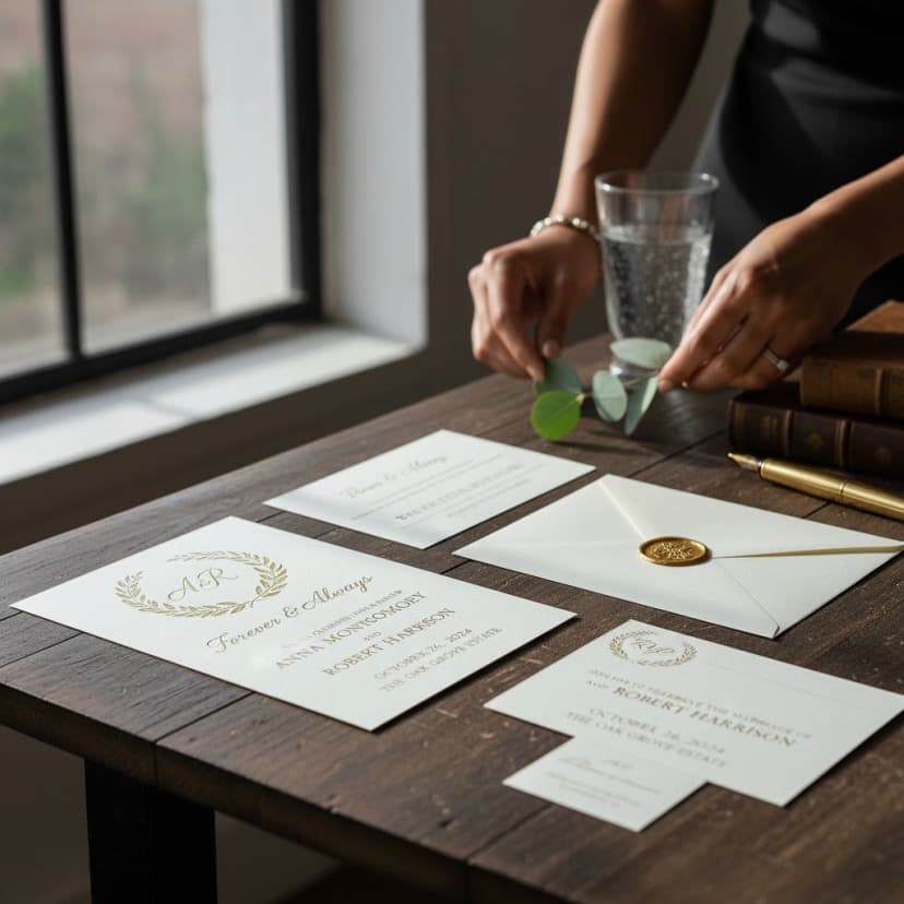 Letterpress Wedding Invitations
