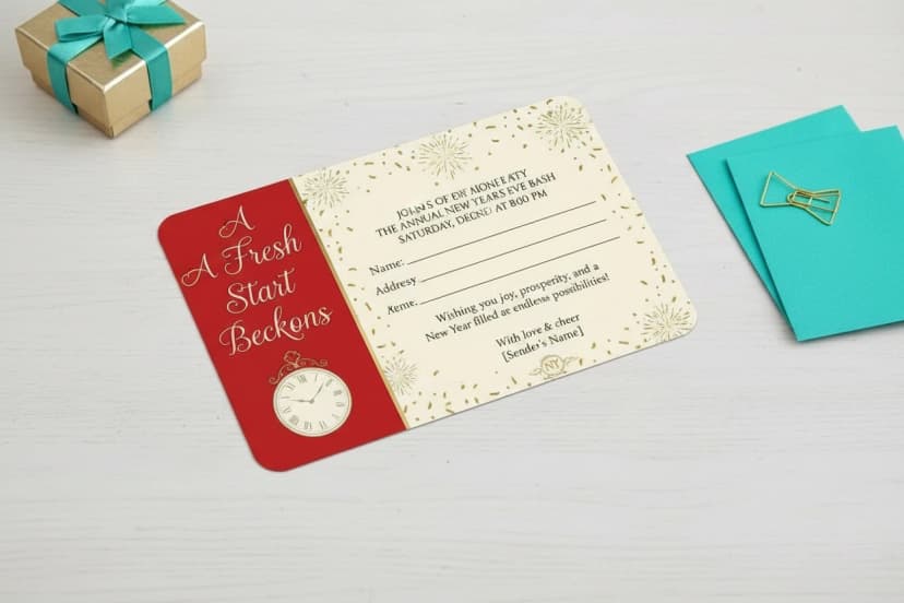 New Year Invitations