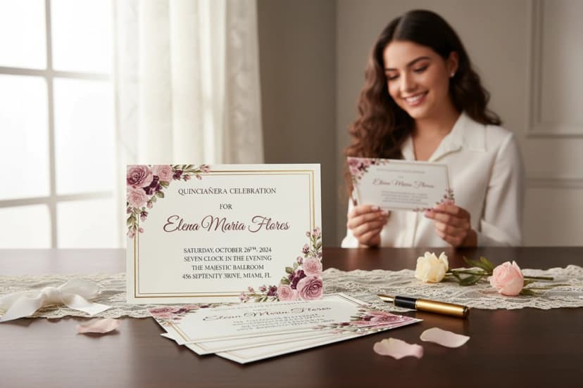 Quinceanera Invitations