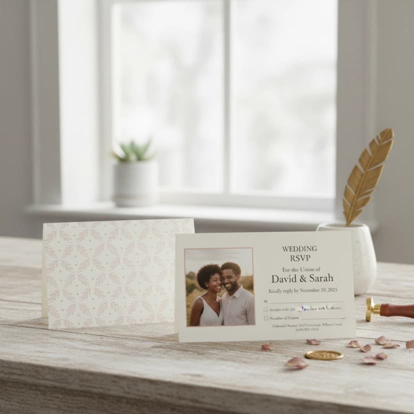 Wedding RSVP Cards