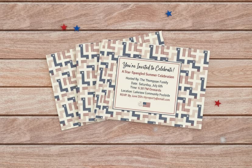 4th of July Invitations