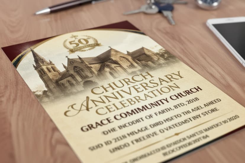 Church Anniversary Flyers