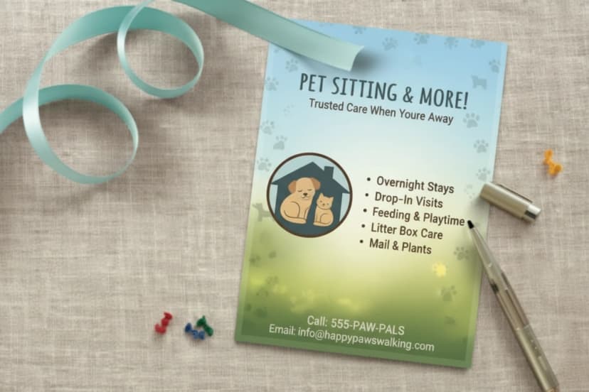 Dog Walking Flyers
