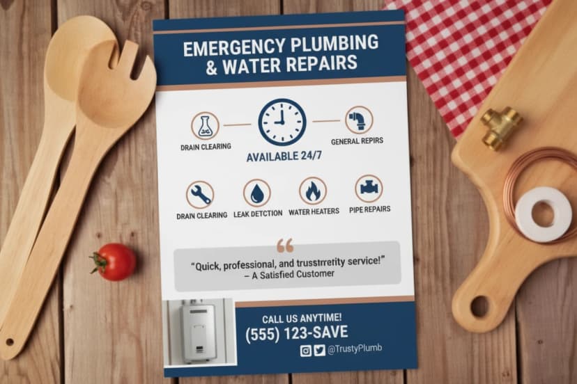 Plumbing Flyers