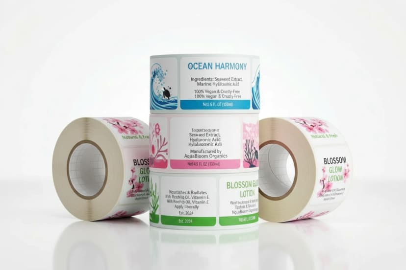 Roll Health and Beauty Labels