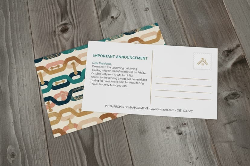 Property Management Postcards