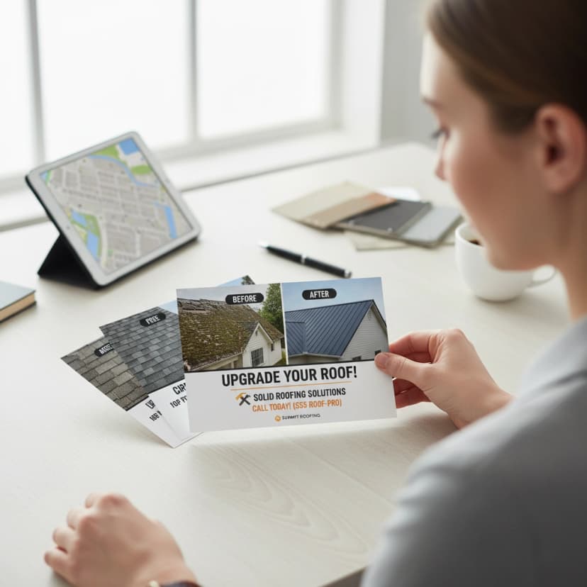 Roofing Postcards