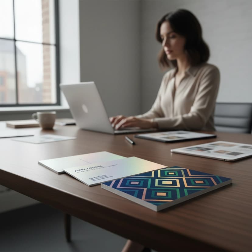 Ultra Thick Metallic Pearl Postcards