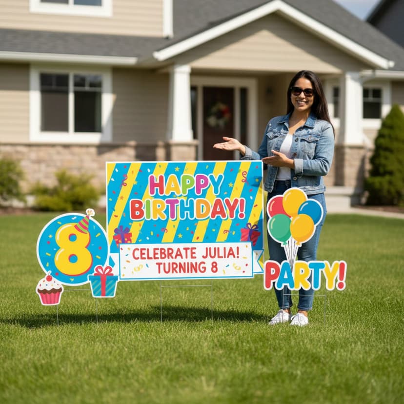Birthday Yard Signs