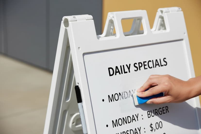 Dry Erase Signicade