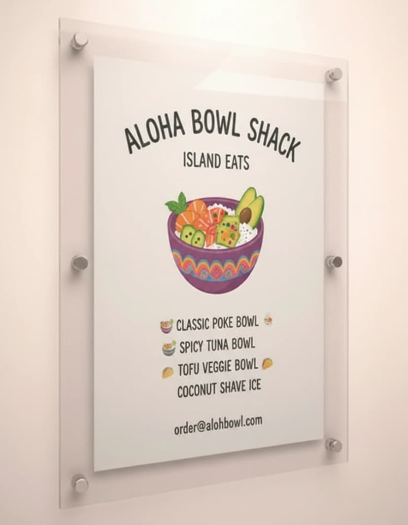 Food Truck Signs