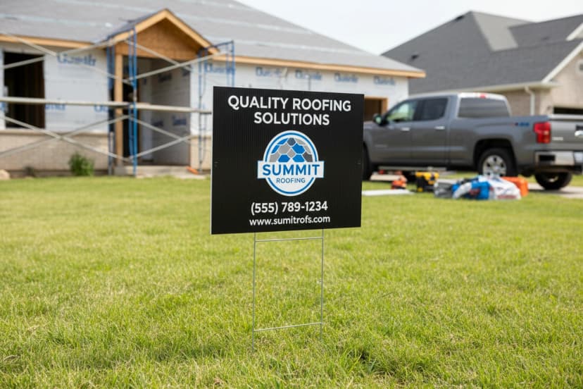 Roofing Yard Signs
