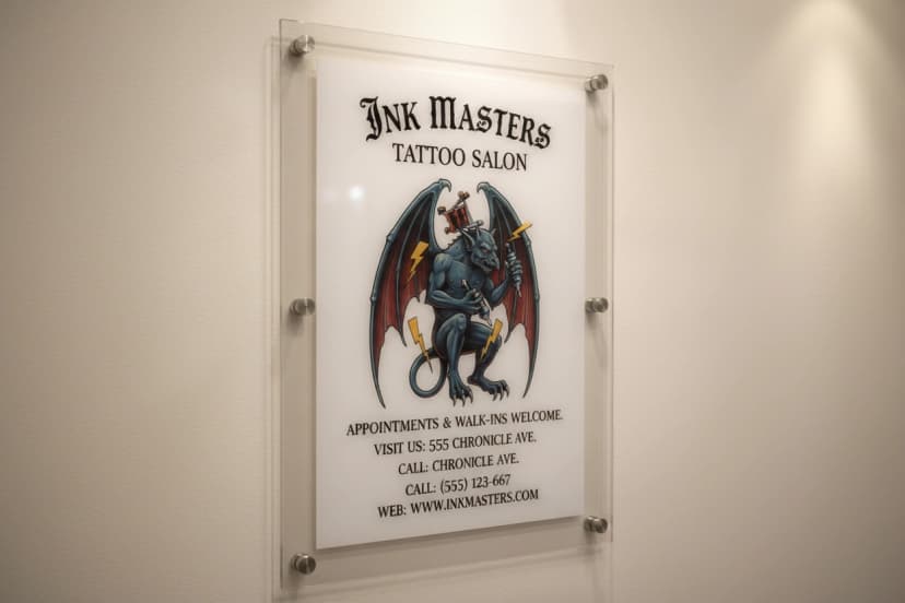 Tattoo Shop Signs